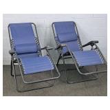 2x The Bid Caravan Canopy Zero Gravity Chairs