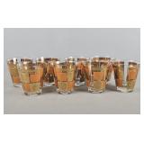 8 Pc George Briard Barware Lowball Glasses