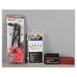 2x The Bid Arrow Rivet Gun & Pittsburg Stamp