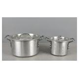2x The Bid 2 Handled Aluminum Stock Pot