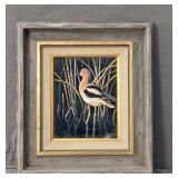 Mcauley Avocet In Reeds Framed Print