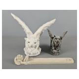 3x The Bid Gargoyle Figures