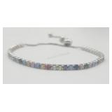 Jtv Multi Rhinestone Bolo Bracelet