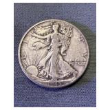 1945 Walking Liberty Silver Half Dollar
