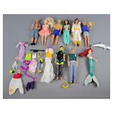 Lot Of Barbies, Kens And More