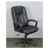 Adj Ht Reclining Faux Leather Office Chair