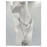 Vintage Vendome Signed Mirrored Faceted Crystal