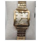 14k Gold Case Running Longines Mens Automatic