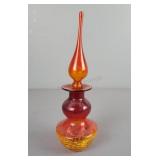 Amberina Glass Decanter