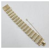 14k Yellow Gold 7in Bracelet 47.8g