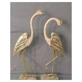 2x The Bid F.c. High End Crane Statues