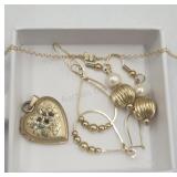 Gold Plate Jewelry Lot