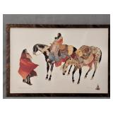 Leaving Winters Camp By Carol Grigg Print