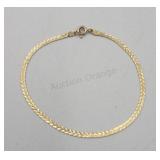 14k Italy Yellow Gold 6in Bracelet 1.7g
