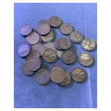 Lot Of 28 Scarce Wheat Cents All 1931, 32, 33 P&d