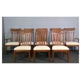 8x The Bid High Quality Upholstered Dining Chairs