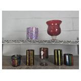 7x The Bid Assorted Mosaic Tile Candle Holders