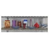 11x The Bid Glass Vases & Decor