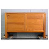 Solid Teak Mid Century Modern Cabinet