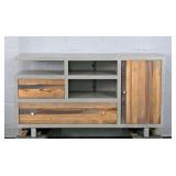 Canyon Fun Modern Solid Wood Credenza