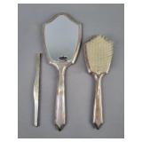 Sterling Silver Vanity Set