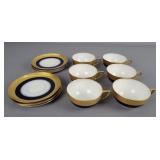 6x The Bid Rosenthal 5388tea Cups W/ Saucers