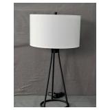 Haily Home 28" Black Metal Table Lamp