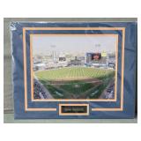 Shea Stadium Matted Photograph W/ Plaque