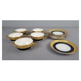 5x The Bid Rosenthal 5388 Soup Bowls W/ Saucers
