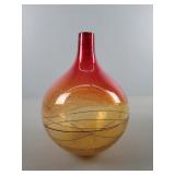 Amberina Glass Vase