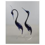 2x The Bid Deakin Of Sarasota Blue Glass Heron