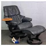 Ekornes Of Norway Leather Reclining Chair