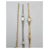14k Gold Filled Bracelet & Two Jules  Jirgensen