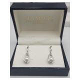 Sterling Silver Sea Magic  Diamond & Pearl
