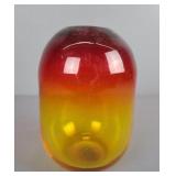Amberina Glass Vase