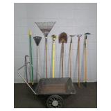 Lot Of 10 Ex Cart Ames & More Lawn & Garden Tools