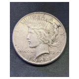 1924 S Peace Silver Dollar
