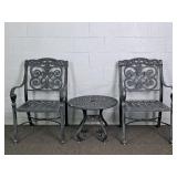 2x The Bid High Quality Aluminum Patio Chairs