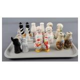 8x The Bid Vintage Salt & Pepper Shaker
