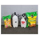 Lot Ace& Miraclegro Bagged Potting Soils & Sprayer