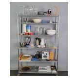 Kitchen Items Lot - Rack Not Included