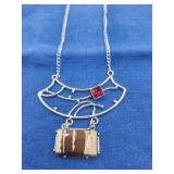 925 Coconut Jasper Ethnic Necklace