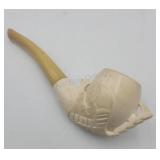 Antique Meerschaum Tobacco Pipe Figural Hand In
