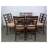 Ashley Furn 9 Pc Mahogany Bistro Dining Set
