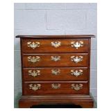 American Drew Walnut 4 Drawer Night Stand