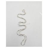 Sterling Silver Italy 19.5in Chain Necklace 6.2g