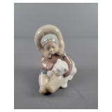 Lladrï¿½ "eskimo Playing" Porcelain Figurine