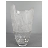 Nachtmann Frosted Giraffe Vase