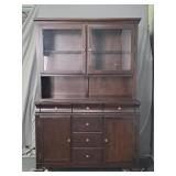 Ashley Furn 2 Pc Mahogany Server