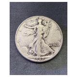 1942 Walking Liberty Silver Half Dollar
